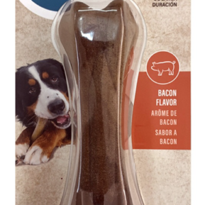 Hueso Duro con Aroma a Tocino – Resistente y Delicioso para Perros Mordedores