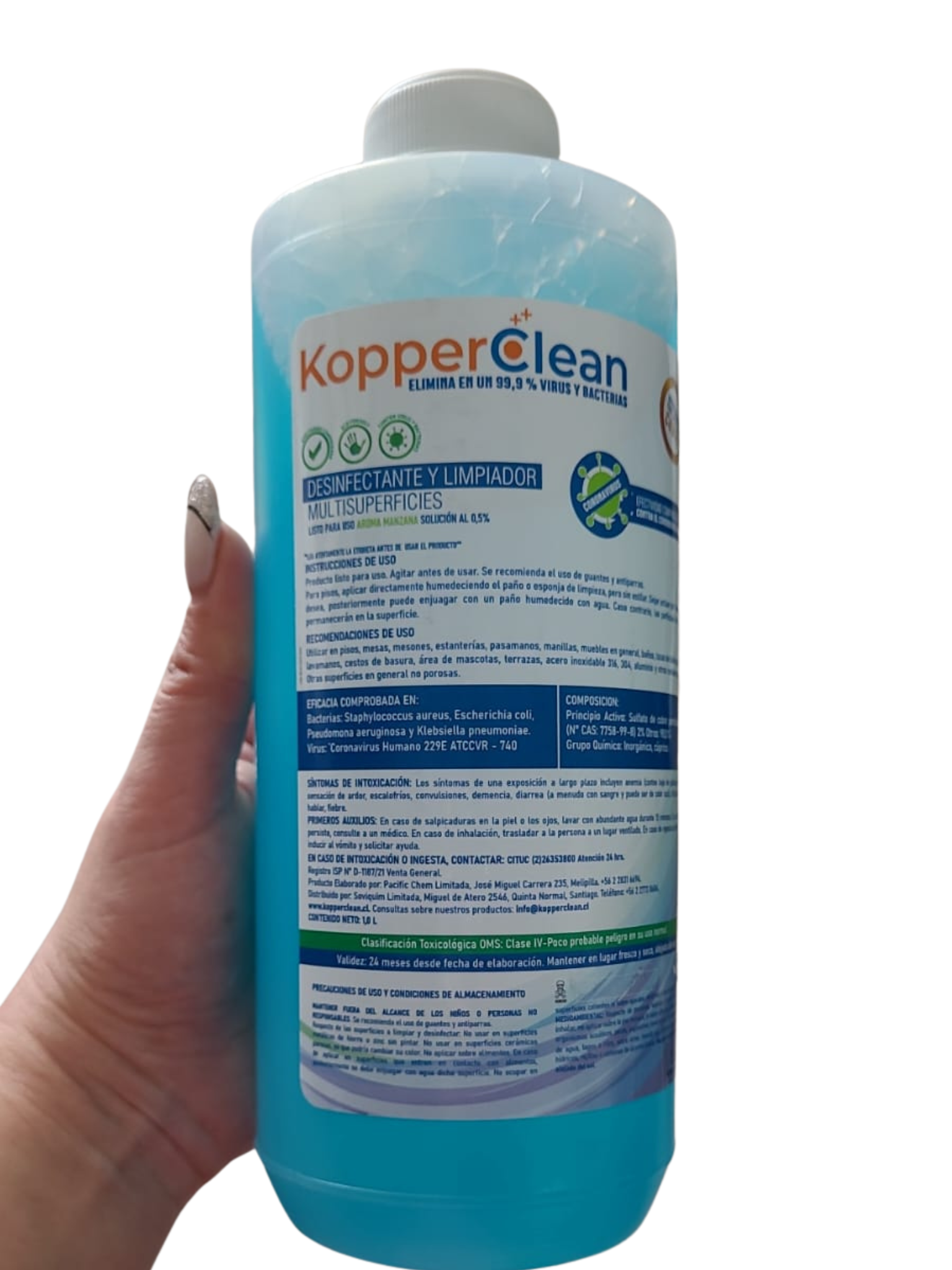 Eliminador olor a orina de mascota - Kopper Clean (1 litro concentrado)